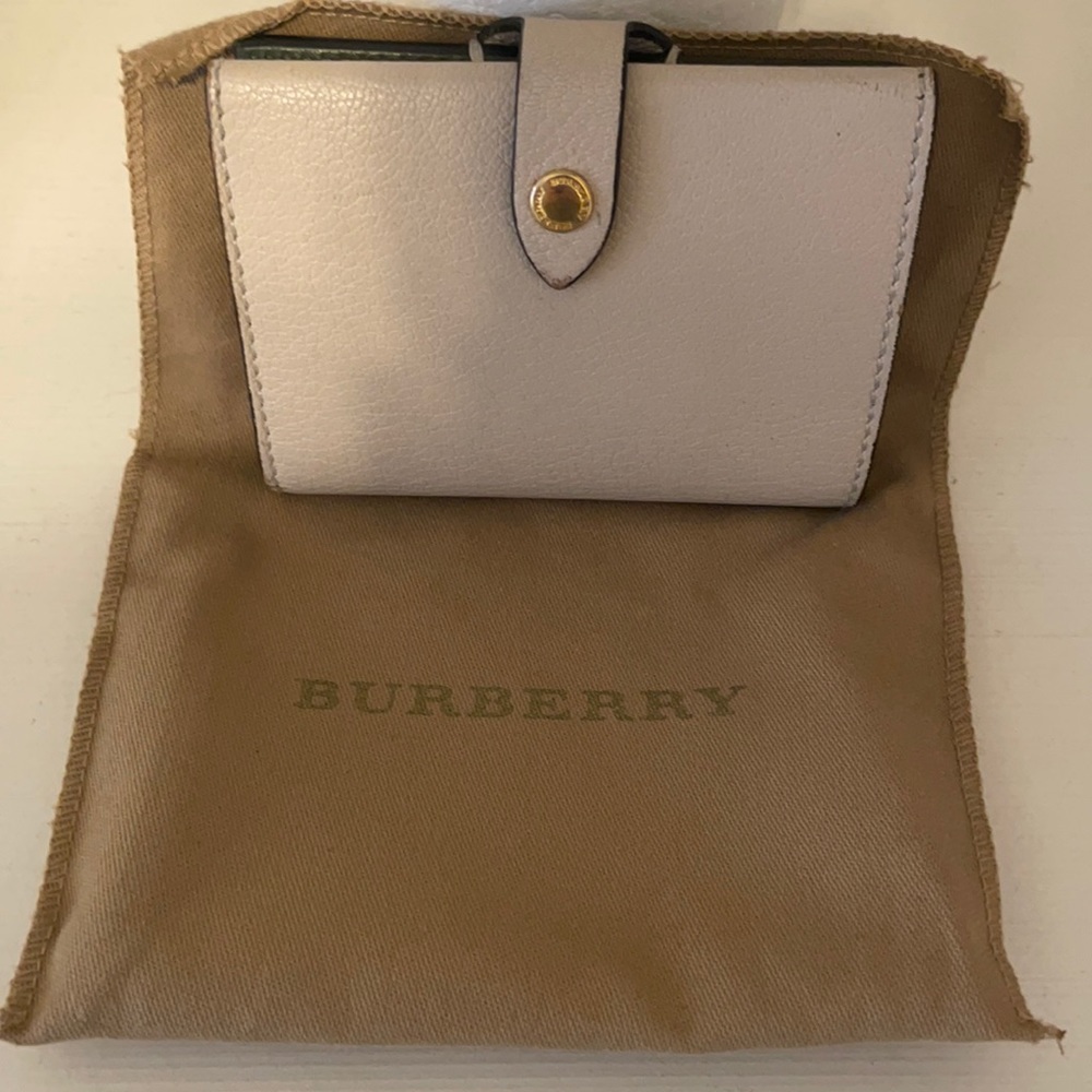Burberry Leather French Wallet
